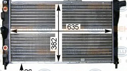 Radiator apa DAEWOO ESPERO KLEJ HELLA 8MK3767
