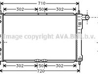 Radiator apa DAEWOO LEGANZA KLAV AVA DW2017