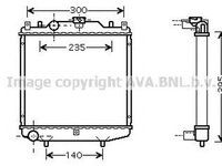 Radiator apa DAEWOO TICO KLY3 AVA DW2051