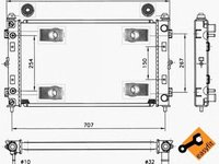 Radiator apa DODGE STRATUS NRF 50232