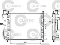 Radiator apa FIAT BRAVA (182) (1995 - 2003) VALEO 232788