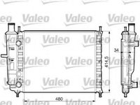 Radiator apa FIAT BRAVA (182) (1995 - 2003) VALEO 732788