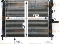 Radiator apa FIAT MAREA 185 HELLA 8MK 376 900-091