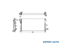 Radiator apa Fiat PANDA (169) 2003-2016 #3 01043118