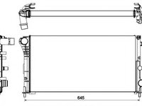 Radiator apa FIAT PANDA Van (169) (2004 - 2016) NRF 58185