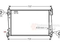 Radiator apa FIAT PUNTO EVO 199 VAN WEZEL 17002401