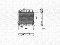Radiator apa FORD C-MAX II DXA CB7 DXA CEU MAGNETI MARELLI 350213436000