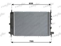 Radiator apa FORD ESCORT V GAL FRIGAIR 01053041