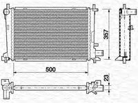 Radiator apa FORD FIESTA IV JA JB MAGNETI MARELLI 350213711000