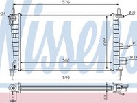 Radiator apa FORD FIESTA IV JA JB NISSENS 62082A