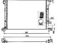 Radiator apa FORD FIESTA Mk IV (JA_, JB_) (1995 - 2002) NRF 54667