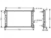RADIATOR APA FORD FOCUS 1 1998->2004 Radiator apa pentru 2,0 i - 16V - 1,8 TDCi cu/fara aer conditionat (60x3 PIESA NOUA ANI 1998 1999 2000 2001 2002 2003 2004