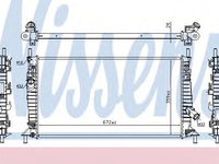 Radiator apa FORD FOCUS C-MAX (2003 - 2007) NISSENS 62017A