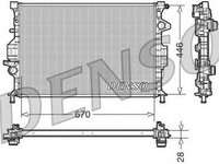 Radiator apa FORD GALAXY WA6 DENSO DRM10088