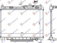 RADIATOR APA FORD KA 2016-> Radiator apa 1.6 benzina manuala /automata +/-Ac/ 56.3x35 PIESA NOUA ANI 2016 2017 2018 2019 2020