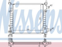 Radiator apa FORD KA (RB_) (1996 - 2008) NISSENS 62083A