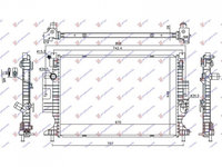 RADIATOR APA FORD KUGA 2016->2020 Radiator apa 1.5 EcoBoost benzina 2.0 TDCi 2015-> PIESA NOUA ANI 2016 2017 2018 2019 2020