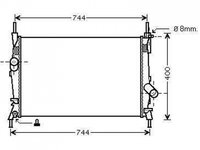 RADIATOR APA FORD TRANSIT 2000->2006 Radiator apa pentru 2,0 TDi cu/fara aer conditionat (67x38x26) PIESA NOUA ANI 2000 2001 2002 2003 2004 2005 2006