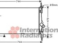 Radiator apa FORD TRANSIT bus VAN WEZEL 18002404