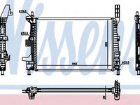 Radiator apa FORD TRANSIT CONNECT Kombi (2013 - 2016) NISSENS 69238