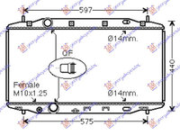 Radiator Apa - Honda Civic H/B-L/B 2012 , 19010r3lg01