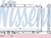 Radiator apa HONDA CIVIC VIII limuzina (FD, FA) (2005 - 2016) NISSENS 68141