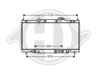 Radiator apa HONDA CR-V II C.V AUTOMATA dupa an 2002 - nou