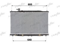 Radiator apa HONDA CR-V II C.V AUTOMATA dupa an 2007 - nou