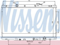 Radiator apa HONDA CR-V Mk II (RD_) (2001 - 2006) NISSENS 68103