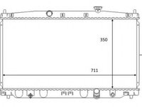 Radiator apa HONDA CR-Z (ZF1) (2010 - 2016) NRF 59066