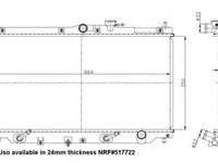 Radiator apa HONDA PRELUDE V BB NRF 56047