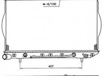 Radiator apa HYUNDAI ACCENT I X3- NRF 53261