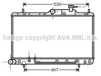 Radiator apa HYUNDAI ACCENT II LC AVA HY2086