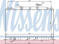 Radiator apa HYUNDAI ACCENT III (MC) (2005 - 2010) NISSENS 67509