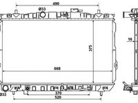 Radiator apa HYUNDAI COUPE (GK) (2001 - 2009) NRF 53356