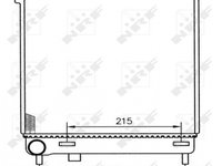 Radiator Apa Hyundai Getz 1 (facelift) 2005 2006 2007 2008 2009 2010 2011 Hatchback 3-usi 1.1 MT (67 hp) 53359 11-543-966