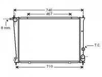 RADIATOR APA HYUNDAI H-1 1997->2008 Radiator apa pentru 2.5CCTD cu/fara aer conditionat (65x44.5) PIESA NOUA ANI 1997 1998 1999 2000 2001 2002 2003 2004 2005 2006 2007 2008