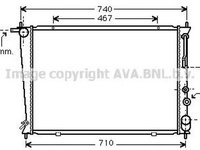 Radiator apa HYUNDAI H-1 STAREX AVA HY2050