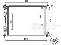 Radiator apa HYUNDAI i20 PB PBT VAN WEZEL 82002274