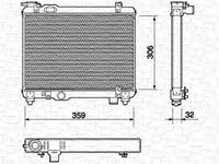 Radiator apa HYUNDAI i30 FD MAGNETI MARELLI 350213137000