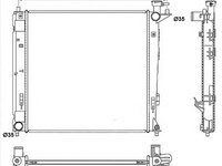 Radiator apa HYUNDAI ix35 LM EL ELH NRF 53054