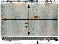 Radiator apa HYUNDAI SONATA III Y-3 HELLA 8MK 376 762-211