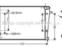 Radiator apa HYUNDAI TUCSON JM AVA HY2211