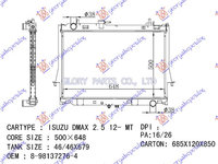 Radiator apa ISUZU P/U D-MAX 12-16 cod 8981372774