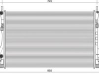 Radiator apa IVECO DAILY II caroserie inchisa combi MAGNETI MARELLI 350213113400
