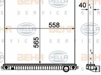 Radiator apa IVECO EuroCargo HELLA 8MK376751251