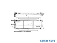 Radiator apa Jeep CHEROKEE (XJ) 1983-2001 #2 01182000