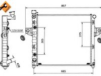 Radiator apa JEEP GRAND CHEROKEE II WJ WG NRF 58112