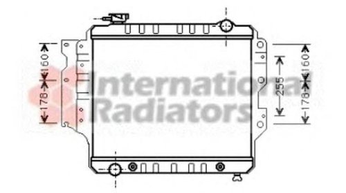 Radiator apa JEEP WRANGLER II TJ VAN WEZEL 21