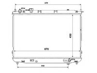 Radiator apa KIA CARENS III (UN) (2006 - 2016) NRF 53847